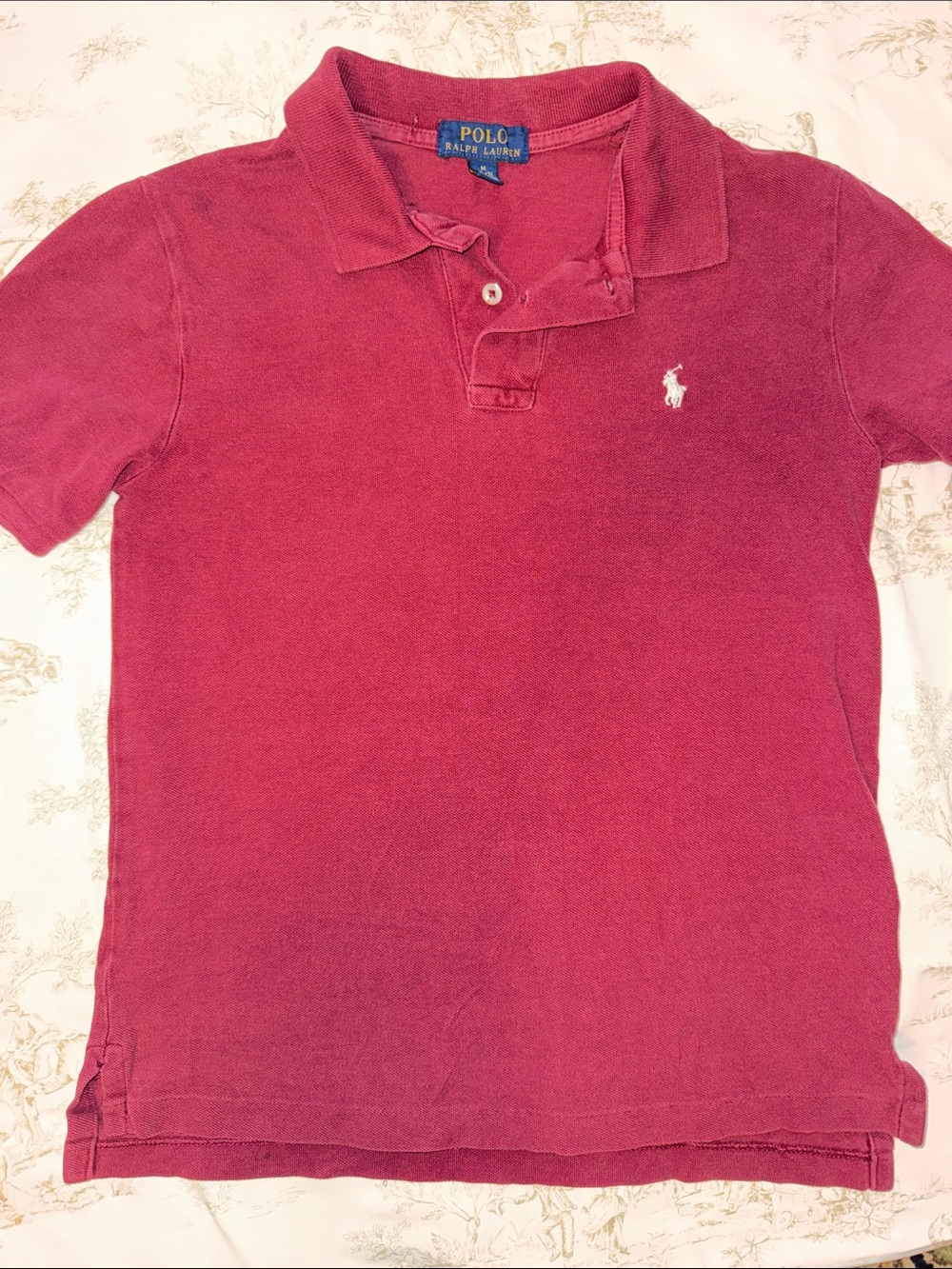 Polo by Ralph Lauren Kids Raspberry Polo Shirt with Embroidered Pony